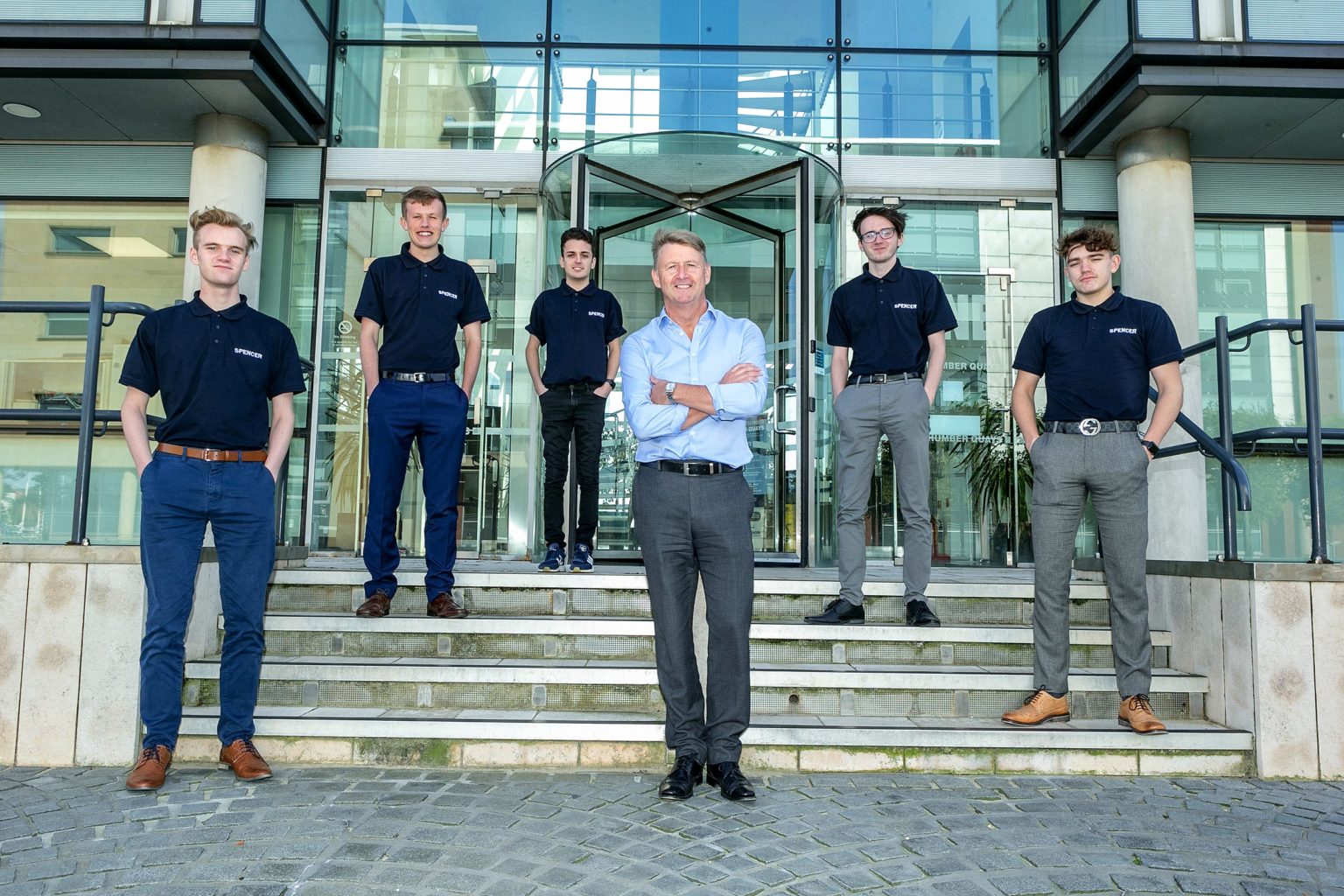 Spencer Group opens door to new apprentices as five Ron Dearing